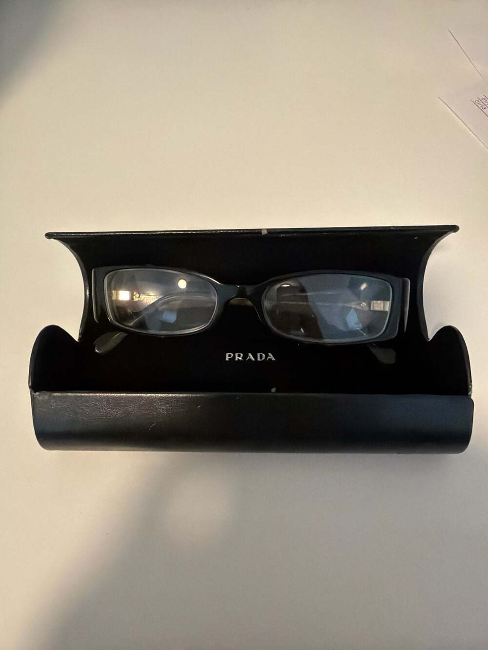 Prada VPR 16G Tortoise Rectangular Eyeglasses Frames
